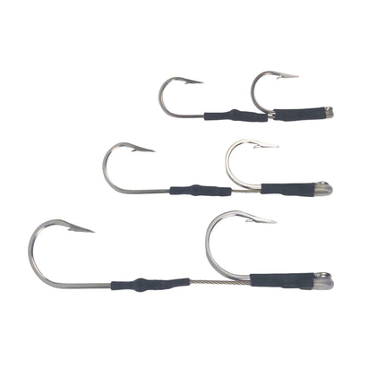 Swimerz Jigging & Trolling Hooks, Inline Double, 8/0, Qty 3.