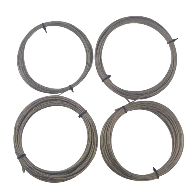 Swimerz 49 Strand Stainless Steel Trace Wire, 180lb, 30ft.
