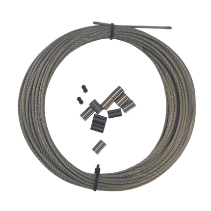 Swimerz 49 Strand Stainless Steel Trace Wire, 180lb, 30ft.