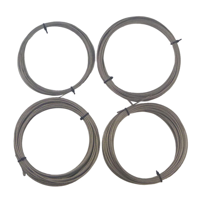 Swimerz 49 Strand Stainless Steel Trace Wire, 600lb, 30ft.