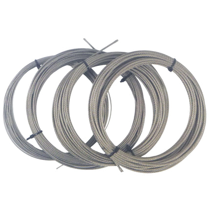 Swimerz 49 Strand Stainless Steel Trace Wire, 740lb  30ft.