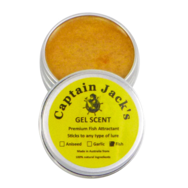 Captain Jack's Gel Scent - Fish, 15 gm Tin.