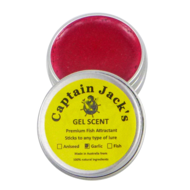 Captain Jack's Gel Scent - Garlic, 15 gm Tin.