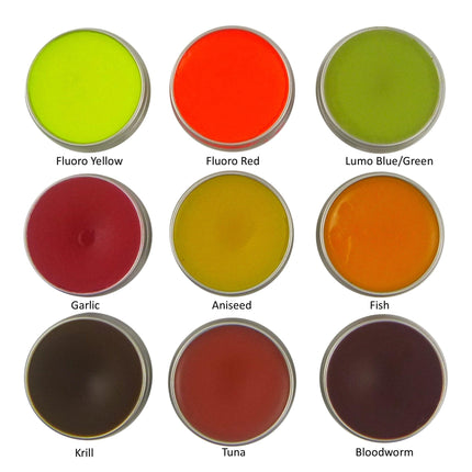Captain Jack's Gel Scent - Fluoro Red, 15 gm Tin.