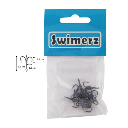 Swimerz Striker Trebles Size 8, 14 Pack.