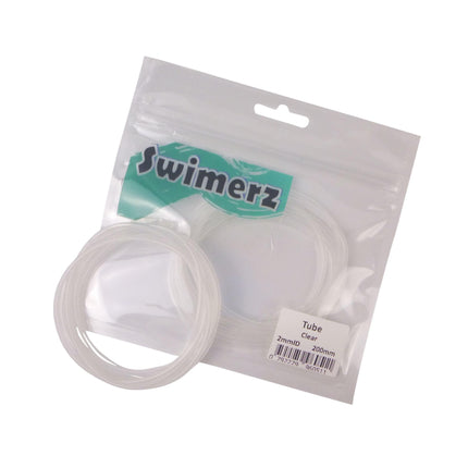 Swimerz Tubes, Clear, 2mmID 3mmOD 200cm.
