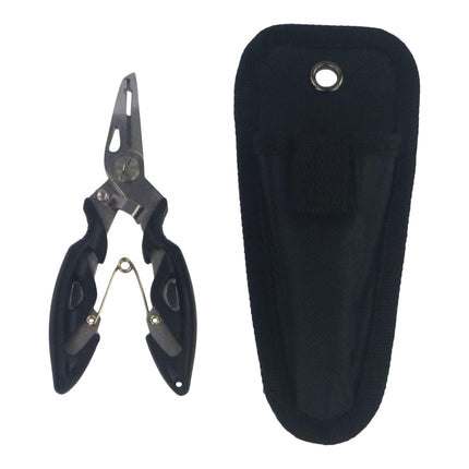 Rig Ezy Split Ring Pliers, Offset, Black.