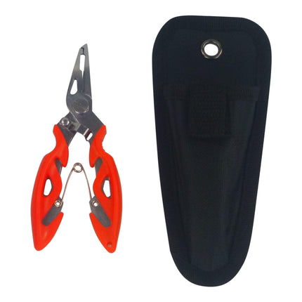 Rig Ezy Split Ring Pliers, Offset, Orange.
