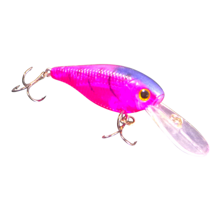 Finesse 'Madbass' Opaque Purple, 85mm Deep Diving Crankbait.