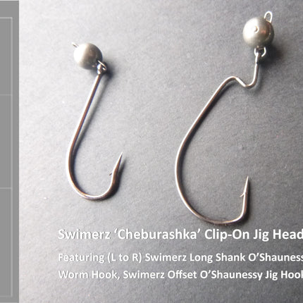 Swimerz 4 Gram Cheburashka Clip-On Jig Head 10 Pack.