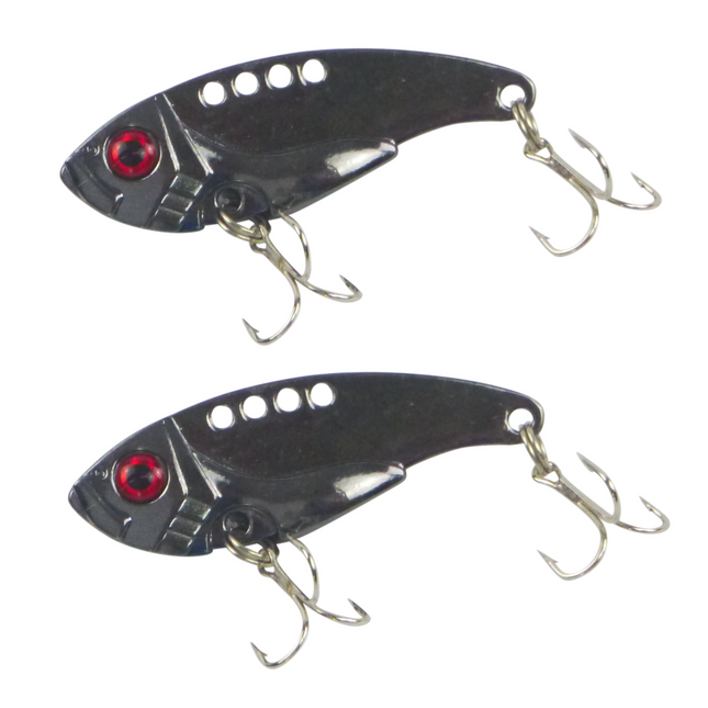 Finesse Metal Blade, Black Chrome 55mm, 2 Pack.