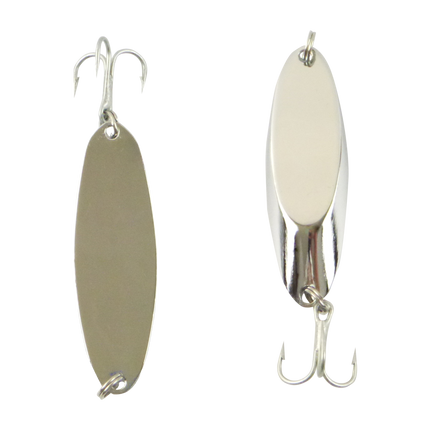 Finesse Chrome Kaster Jig, 28 Grams. Pack of 2 Jigs..