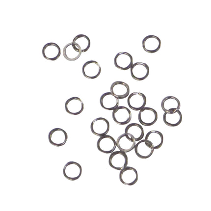 Swimerz 7mm Split Ring Stainless Steel, 25 Pack.
