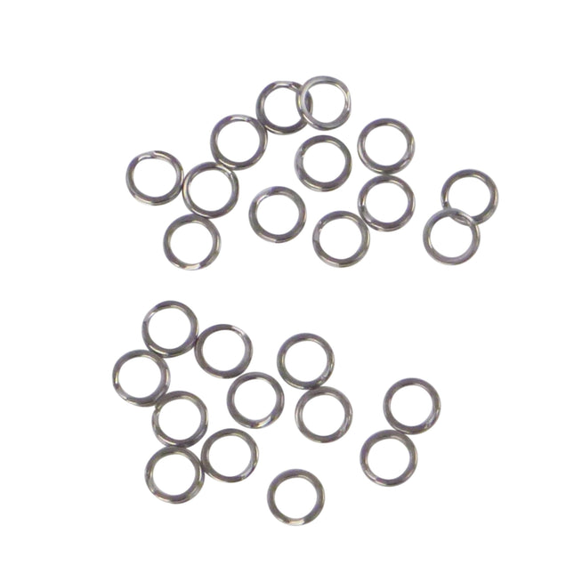 Swimerz 8mm Split Ring Stainless Steel, 25 Pack.