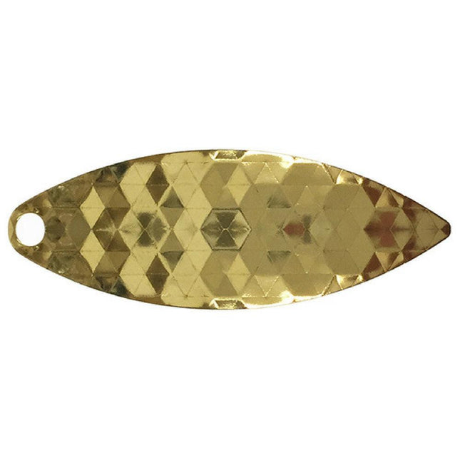 Artizan Hex Stamped 32mm Willow Blade, Brass, 5 Pack.