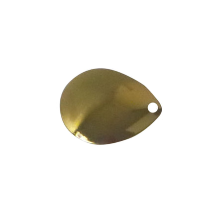 Artizan Smooth Colorado Blade, Brass, 17mmL x 13mmW, Qty 5.