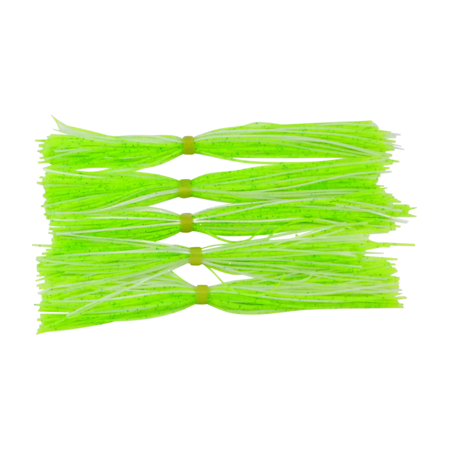 Dekoi Chatterbait Lure Skirts, Green Flash.