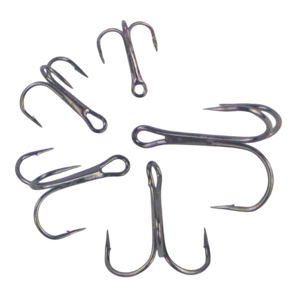 Swimerz Round Bend Trebles Size 2, 50 pack.