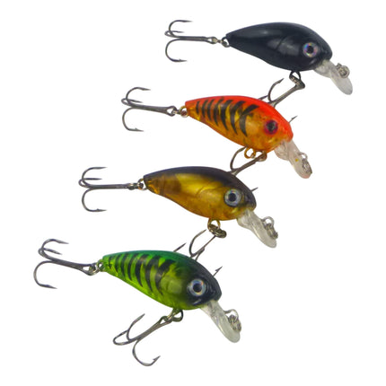 Finesse Chisana Crankbait, Tiger Stripe, 45mm.