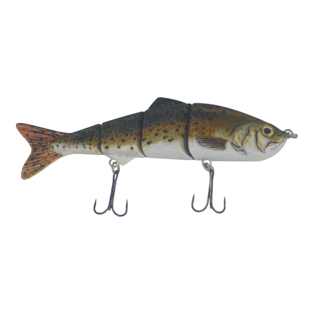 Finesse Naturals 4 Segment Swimbait, 110mm, Perch.