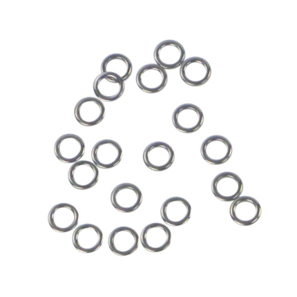 Swimerz Solid Jigging Rings, 8mm, 20 pack.
