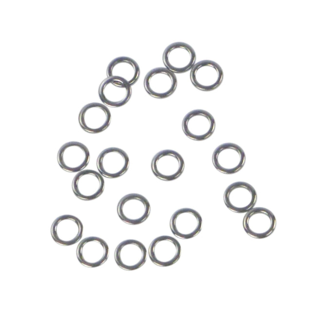 Swimerz Solid Jigging Rings, 8mm, 20 pack.