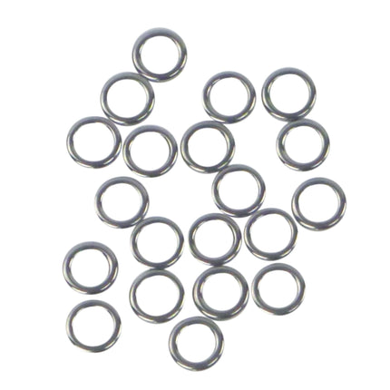 Swimerz Solid Jigging Rings, 11mm, 20 pack.