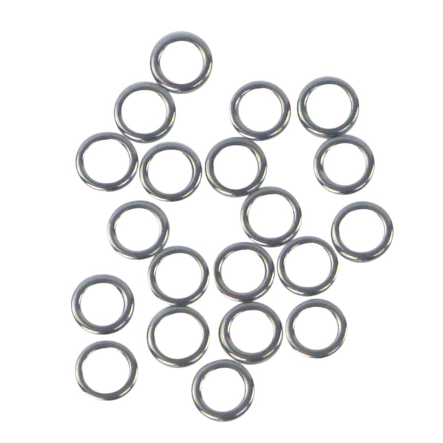 Swimerz Solid Jigging Rings, 11mm, 20 pack.
