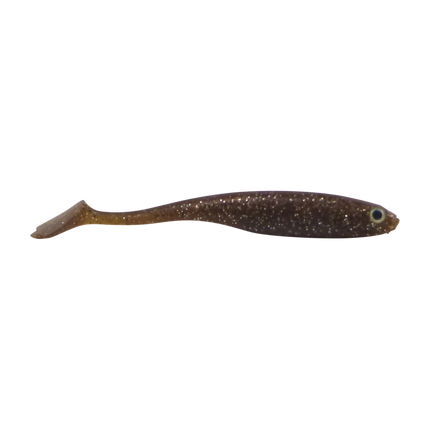 Swimerz Soft Shad 100mm Paddle Tail lure, Witchetty Grub, 6 pack.