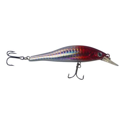 Finesse L Series Minnow, Red Head, 95mm.