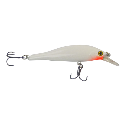 Finesse L Series Minnow, White Blush, 95mm.