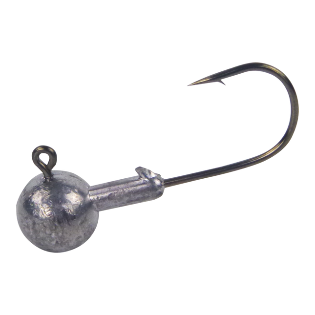 Swimerz Round Jig Head, 3/16 oz #1 Hook, 12 pack.
