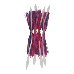 Dekoi Tailed Lure Skirts, Red Devil.