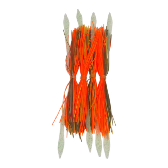 Dekoi Tailed Lure Skirts, Orange Lumo Tail.