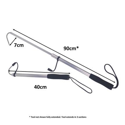 Rig Ezy 90cm Extendable Gaff.
