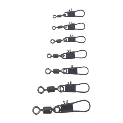 Swimerz Rolling Swivel w Interlock Snap, Size 2, 35 pack.