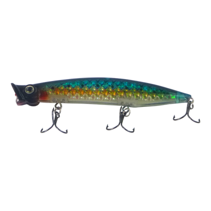 Toppu Mizzu Cupface Popper, 110mm, Blue Hex.