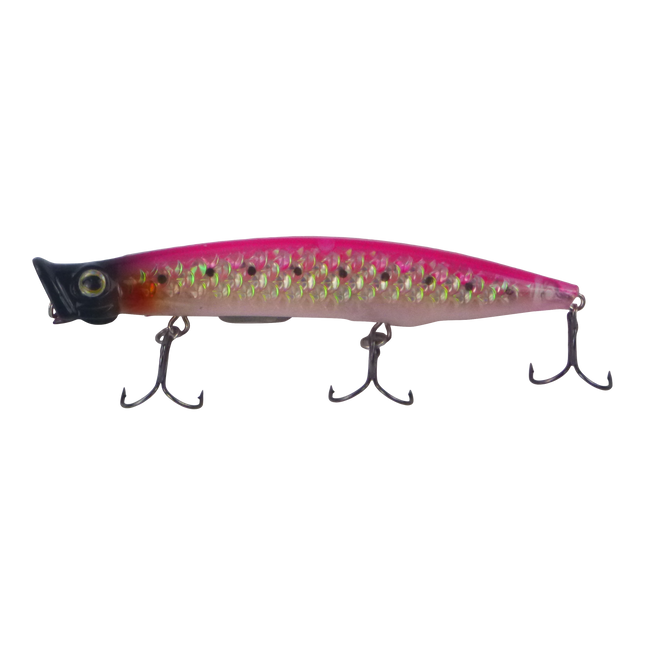 Toppu Mizzu Cupface Popper, 110mm, Hot Pink Hex.
