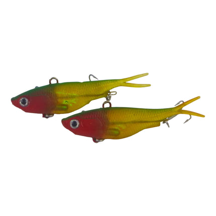 Swimerz 95mm Soft Vibe, Blush Green, 2 pack.