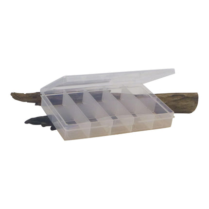 Rig Ezy 10 Compartment Tackle Box. 190mmL x 120mmW x 30mmD..