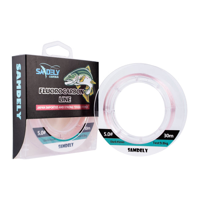 Samdely Pink Fluorocarbon, #2.0, 10lb, 30Mtr.