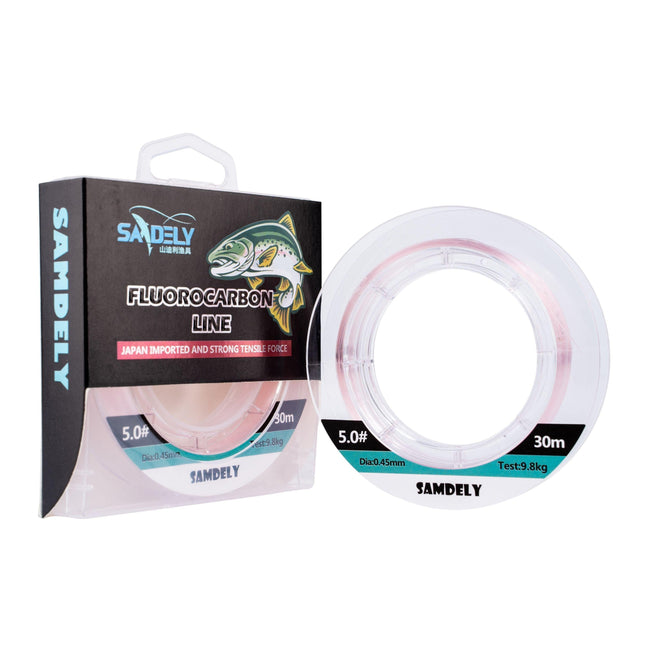 Samdely Pink Fluorocarbon, #6.0, 20lb, 30Mtr.