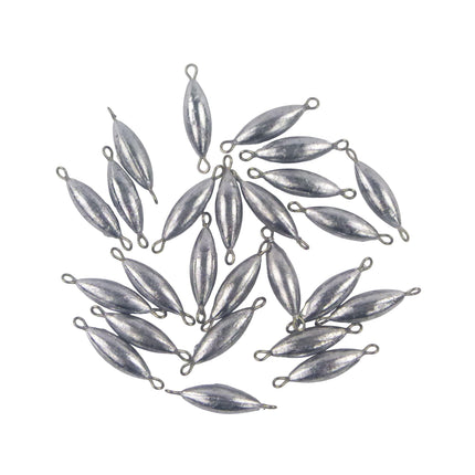 Swimerz 1oz Torpedo Trolling Sinker, Lead 25 Pack.