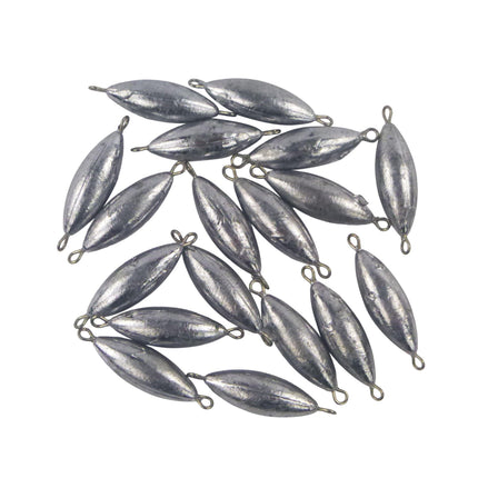 Swimerz 2oz Torpedo Trolling Sinker, Lead 18 Pack.