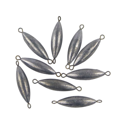 Swimerz 4oz Torpedo Trolling Sinker, Lead 9 Pack.