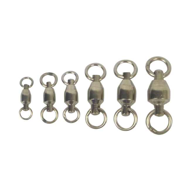 Swimerz Heavy Duty Ball Bearing Swivels, Size 5, 15 pack.