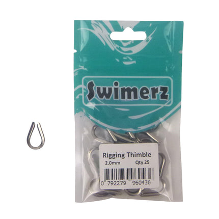 Swimerz Rigging Thimbles, 2.0mm, Qty 25.