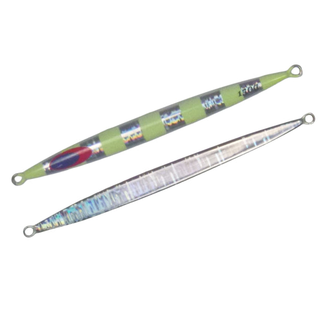 Finesse Lumo Fastdrop Jig, 150gm, Silver Stripe, Qty 2.