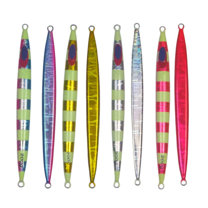Finesse Lumo Fastdrop Jig, 200gm, Hot Pink, Qty 2.