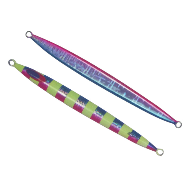 Finesse Lumo Fastdrop Jig, 250gm, Blue Blush, Qty 2.